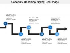 Capability roadmap zigzag line image