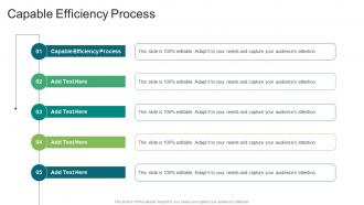 Capable Efficiency Process In Powerpoint And Google Slides Cpb