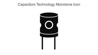 Capacitors Technology Monotone Icon In Powerpoint Pptx Png And Editable Eps Format