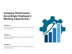 Capacity Icon Server Performance Thinking Working Gears Organization Resource
