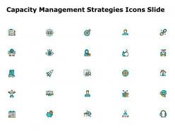 Capacity management strategies icons slide target l866 ppt image