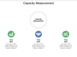 Capacity measurement ppt powerpoint presentation professional maker cpb