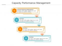 Capacity performance management ppt powerpoint presentation styles cpb