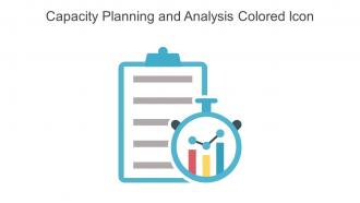 Capacity Planning And Analysis Colored Icon In Powerpoint Pptx Png And Editable Eps Format