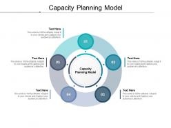 Capacity planning model ppt powerpoint presentation pictures diagrams cpb