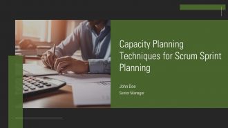 Capacity Planning Techniques For Scrum Sprint Planning PPT Graphics AT