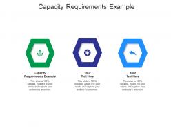 Capacity requirements example ppt powerpoint presentation model graphics design cpb