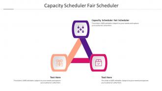 Capacity scheduler fair scheduler ppt powerpoint presentation infographics mockup cpb