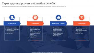 Capex Approval Process Automation Benefits