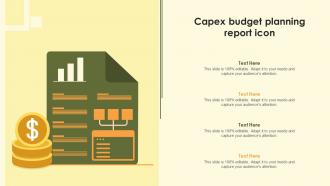 Capex Budget Planning Report Icon