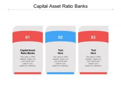 Capital asset ratio banks ppt powerpoint presentation infographic template professional cpb