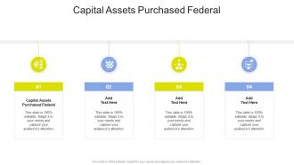 Capital Assets Purchased Federal In Powerpoint And Google Slides Cpb
