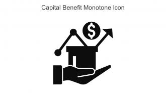Capital Benefit Monotone Icon In Powerpoint Pptx Png And Editable Eps Format