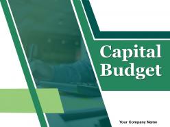 Capital Budget Powerpoint Presentation Slides
