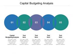 Capital budgeting analysis ppt powerpoint presentation layouts rules cpb