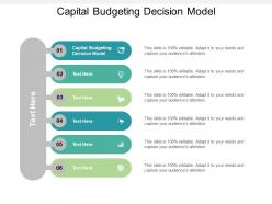 Capital budgeting decision model ppt powerpoint presentation file slide cpb