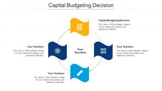 Capital budgeting decision ppt powerpoint presentation icon portrait cpb