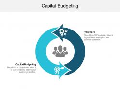Capital budgeting ppt powerpoint presentation file background image cpb