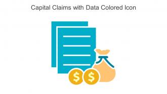 Capital Claims With Data Colored Icon In Powerpoint Pptx Png And Editable Eps Format