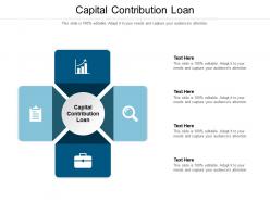 Capital contribution loan ppt powerpoint presentation gallery slide download cpb