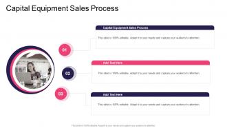 Capital Equipment Sales Process In Powerpoint And Google Slides Cpb