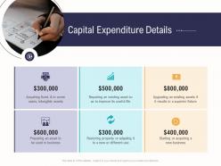 Capital expenditure details business operations analysis examples ppt themes