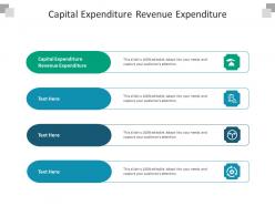 Capital expenditure revenue expenditure ppt powerpoint presentation professional cpb