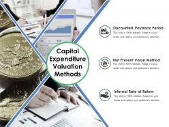 Capital expenditure valuation methods ppt styles
