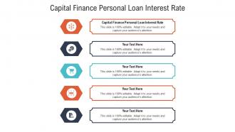 Capital finance personal loan interest rate ppt powerpoint presentation inspiration cpb