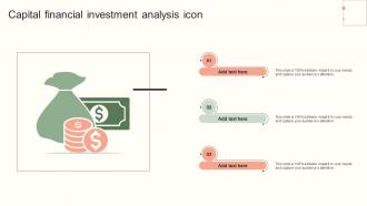 Capital Financial Investment Analysis Icon