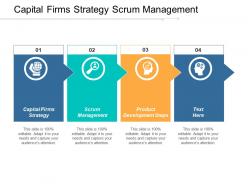Capital firms strategy scrum management product development steps cpb