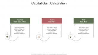 Capital Gain Calculation In Powerpoint And Google Slides Cpb