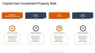 Capital Gain Investment Property Sale In Powerpoint And Google Slides Cpb