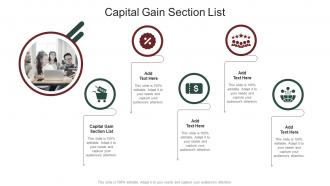 Capital Gain Section List In Powerpoint And Google Slides Cpb