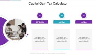 Capital Gain Tax Calculator In Powerpoint And Google Slides Cpb