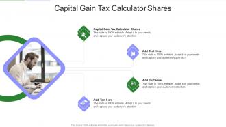 Capital Gain Tax Calculator Shares In Powerpoint And Google Slides Cpb