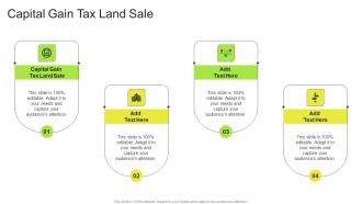 Capital Gain Tax Land Sale In Powerpoint And Google Slides Cpb