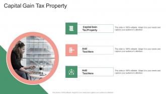 Capital Gain Tax Property In Powerpoint And Google Slides Cpb