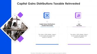 Capital Gains Distributions Taxable Reinvested In Powerpoint And Google Slides Cpb