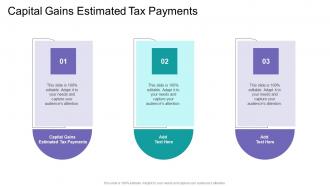 Capital Gains Estimated Tax Payments In Powerpoint And Google Slides Cpb