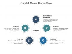 Capital gains home sale ppt powerpoint presentation infographics show cpb