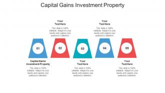Capital gains investment property ppt powerpoint presentation file show cpb