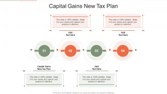 Capital Gains New Tax Plan In Powerpoint And Google Slides Cpb