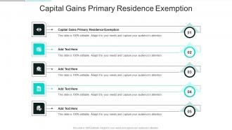 Capital Gains Primary Residence Exemption In Powerpoint And Google Slides Cpb