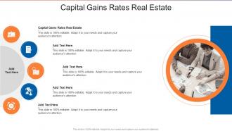 Capital Gains Rates Real Estate In Powerpoint And Google Slides Cpb