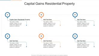 Capital Gains Residential Property In Powerpoint And Google Slides Cpb