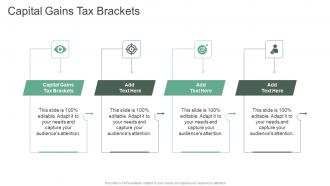 Capital Gains Tax Brackets In Powerpoint And Google Slides Cpb
