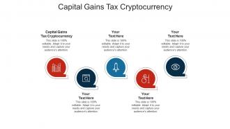 Capital gains tax cryptocurrency ppt powerpoint presentation model mockup cpb