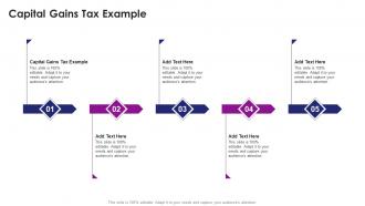 Capital Gains Tax Example In Powerpoint And Google Slides Cpb