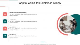 Capital Gains Tax Explained Simply In Powerpoint And Google Slides Cpb